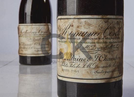 Top 10 chai rượu vang đắt nhất thế giới Chai rượu vang đắt nhất thế giới Domaine de la Romanee-Conti Grand Cru 1945
