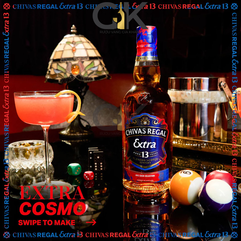 Rượu Chivas 13 Extra Rye Cask Xanh Dương Chivas Regal 13 Extra Rye Cask