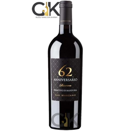 Anniversario 62 Primitivo di Manduria DOP Riserva