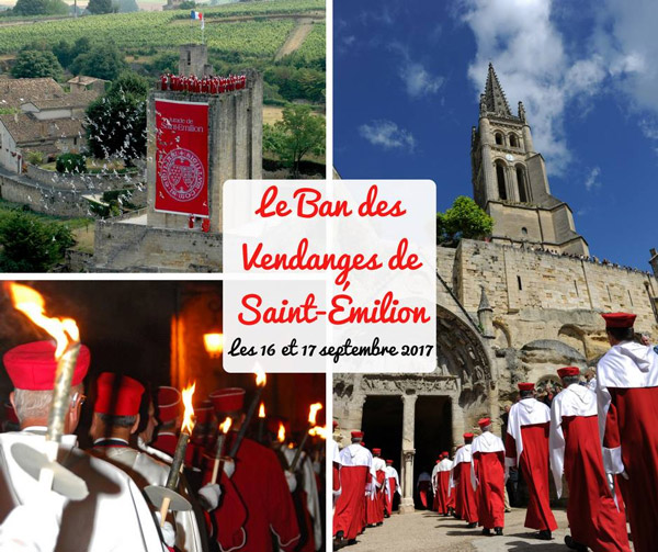 Các hình ảnh lễ hội Ban des Vendanges de la Jurade de Saint Emilion năm 2017