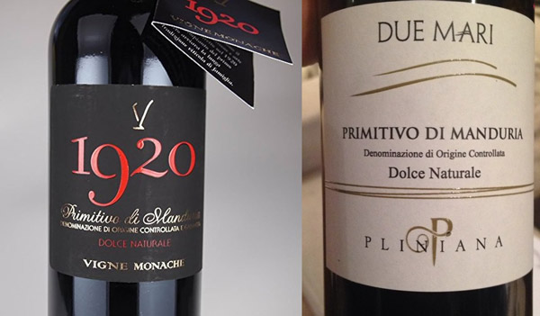 Tìm hiểu về giống nho Primitivo - Zinfandel Những chai vang Dolce Naturale thường thấy ở Primitivo di Manduria