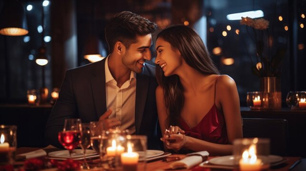 Hoa hồng và rượu vang - Sự kết hợp lãng mạn và ý nghĩa Chú ý đến âm nhạc và ánh sáng để có được bầu không khí bạn mong muốn