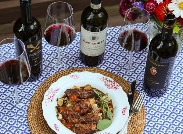 Tìm hiểu về giống nho Sangiovese Kết hợp thực phẩm cùng rượu vang Sangiovese