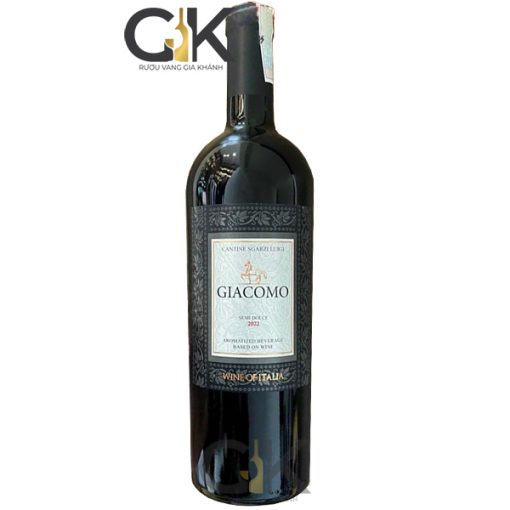 Rượu vang Giacomo Semi Dolce 10,5%