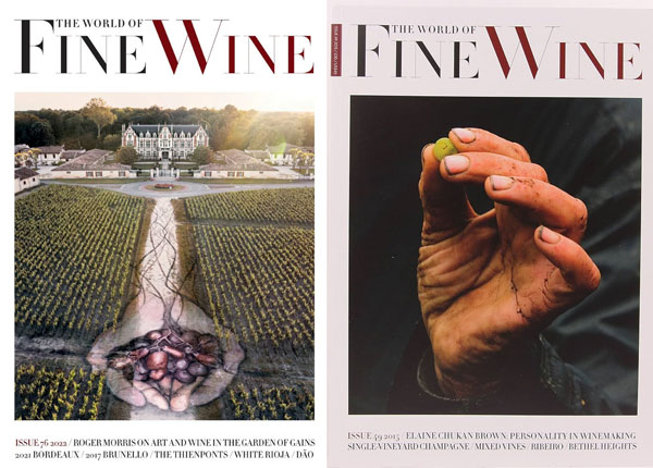 Top 10 tạp chí về rượu vang dành cho người sành Các bìa tạp chí The World of Fine Wine