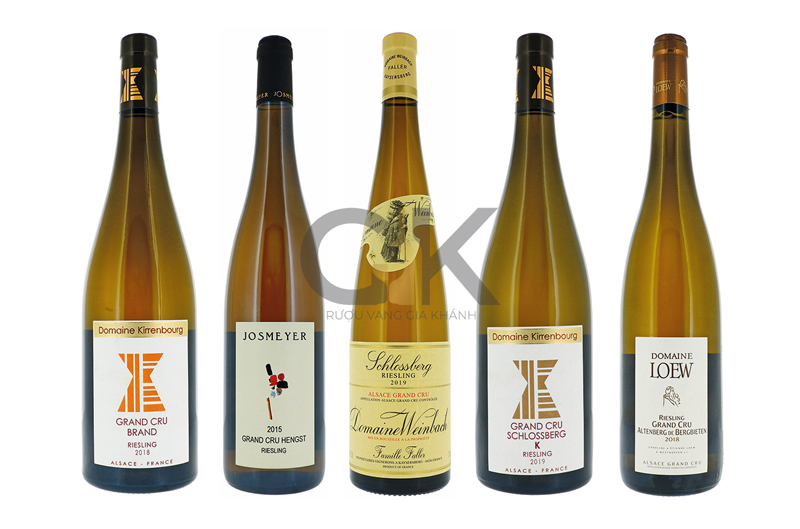 Tìm hiểu về giống nho Riesling - Loại rượu vang trắng tuyệt hảo Những chai Riesling Alsace Grand Cru nổi tiếng