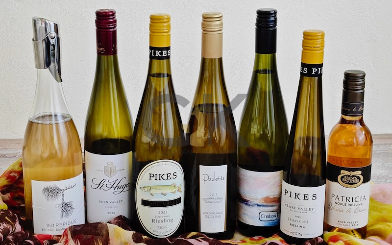Tìm hiểu về giống nho Riesling - Loại rượu vang trắng tuyệt hảo Rượu Riesling Úc mang đến hương vị trái cây nồng nàn