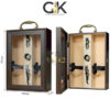 Hộp gỗ đôi GKPK-02 mặt nhựa trong