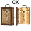 Hộp quà sơn mài đôi mặt kính trong GKPK-01